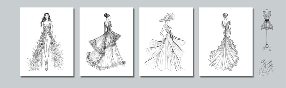 fashion coloring book