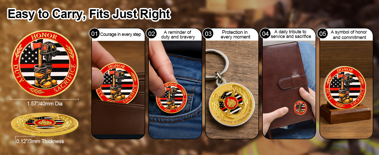 Firefighter Challenge Coin