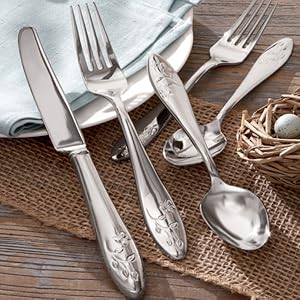 Amazon.com | Lenox Cake Knife & Server Adorn Set, Silver