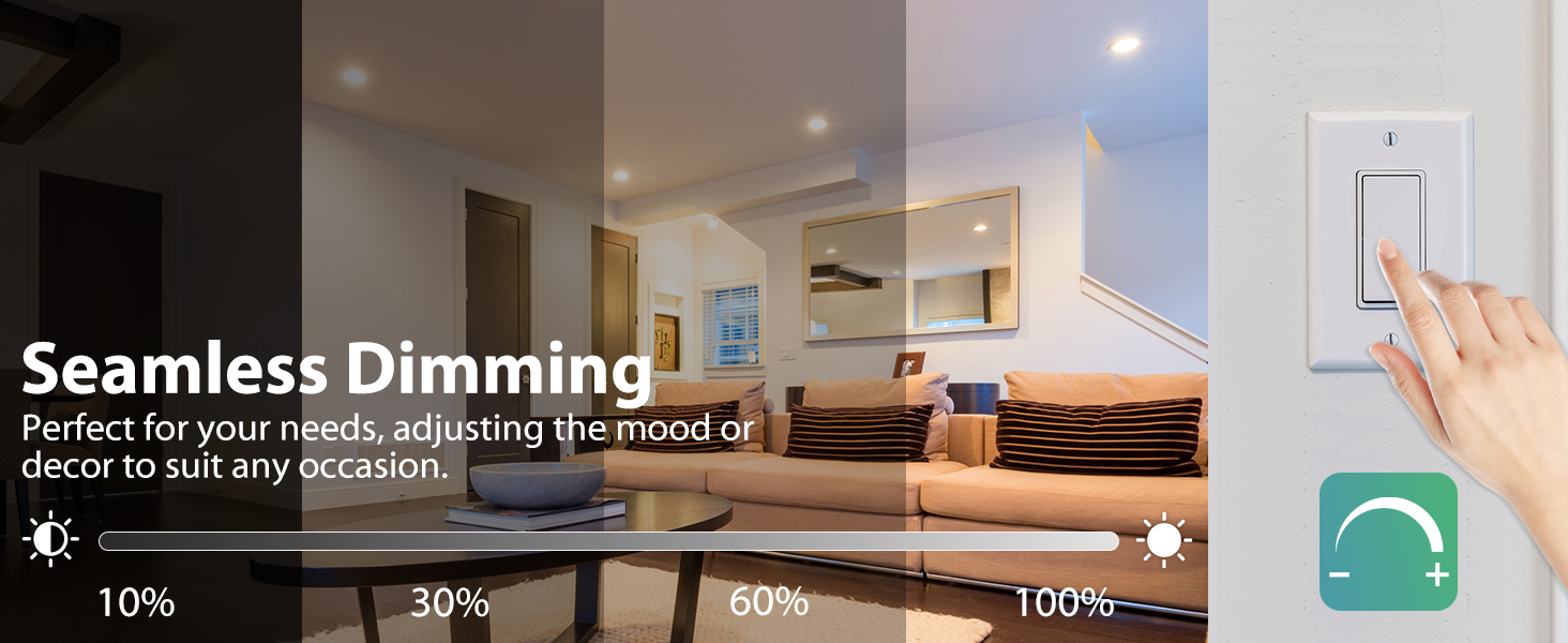 Seamless Dimming