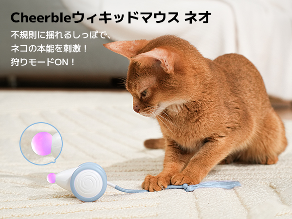 Amazon | Cheerble 猫おもちゃ ウィキッドマウス 第三世代