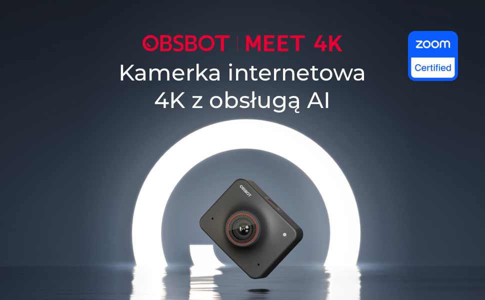 OBSBOT MEET AI-Powered 4K Webcam, Video Conference Camera