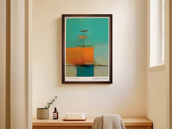 Amazon.co.jp: 色彩の静寂ー Blue 青の絵画 A3 ポスター/マークロスコ