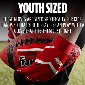 nfl receiver gloves, kids football gloves, fan gear gloves, kids receiver gloves, football. gloves