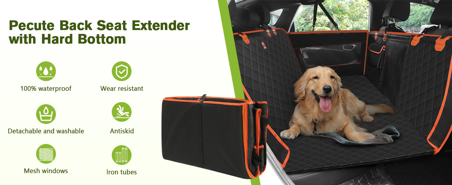 Dog back seat extender