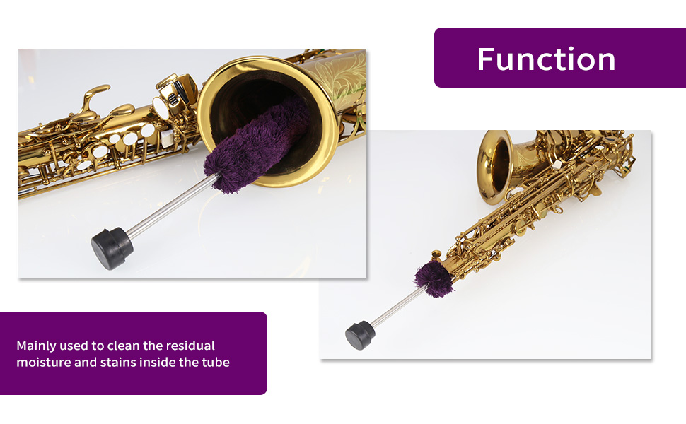Alto Saxophone Sax Cleaning Brush Duster Cleaner Maintain