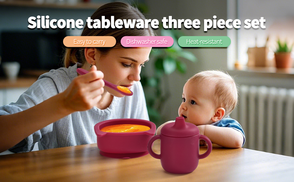 Silicone tableware