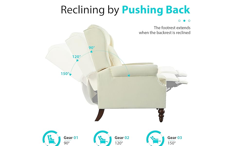 Christopher Knight Home 29.75" Push Back Recliner Chair