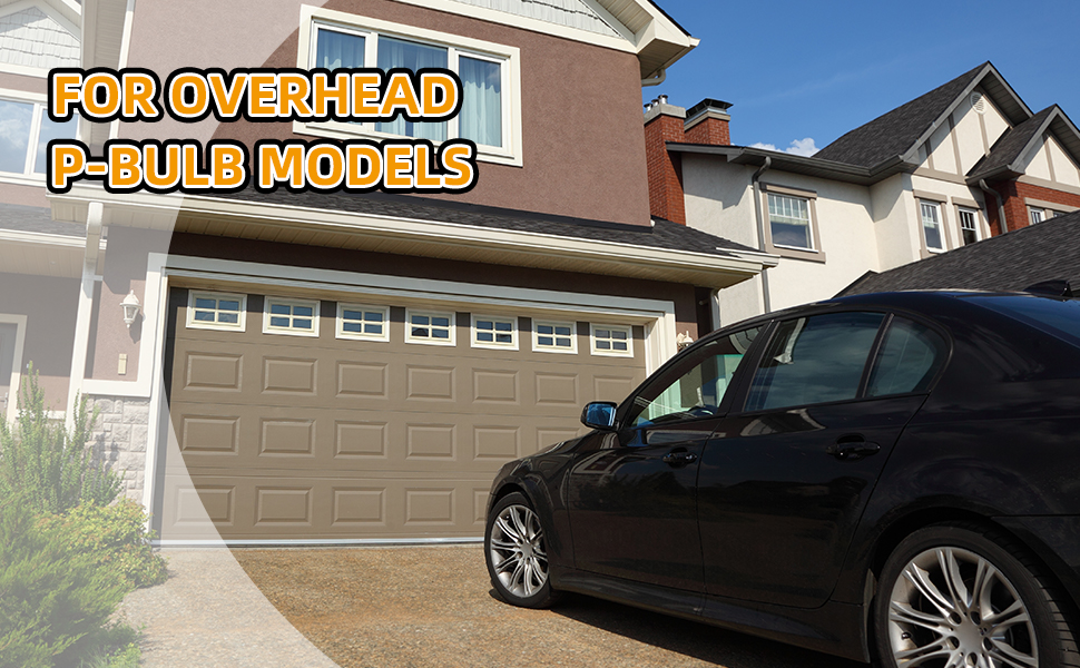 PBulb Garage Door Bottom Seal 16ft Weatherproofing Rubber Garage Door