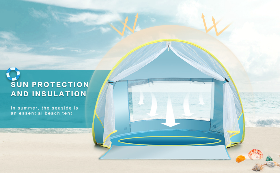 Baby Beach Tent 01