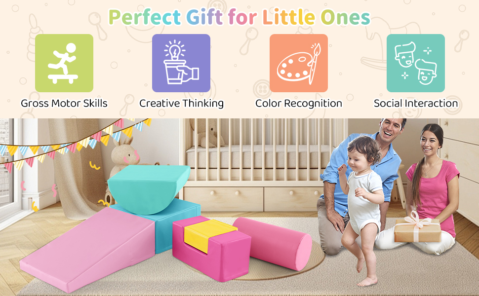 Foam Climbing Blocks for Toddlers 1-3