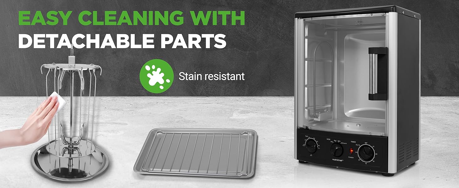 roaster oven rotisserie machine roasting vertical electric rack chicken kebab turkey shawarma 