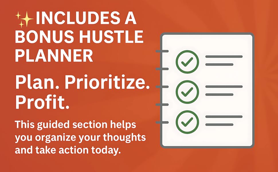 Bonus Hustle Planner Included
