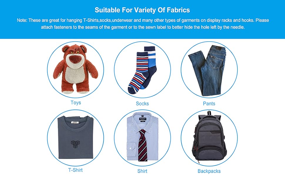 PAG Tagging Gun Fasteners Plastic J Hook Fasteners for