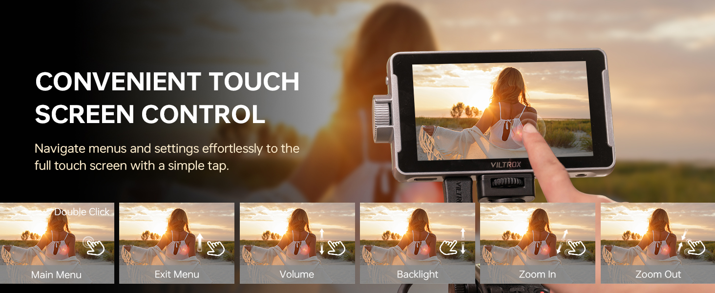 VILTROX DC-V1 5.5" Touchscreen Camera Field Monitor 