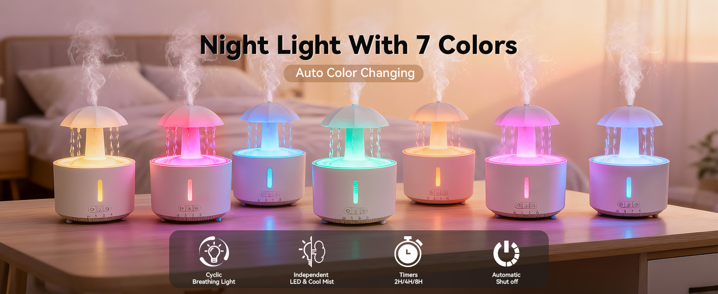 Night Light with 7 Colors