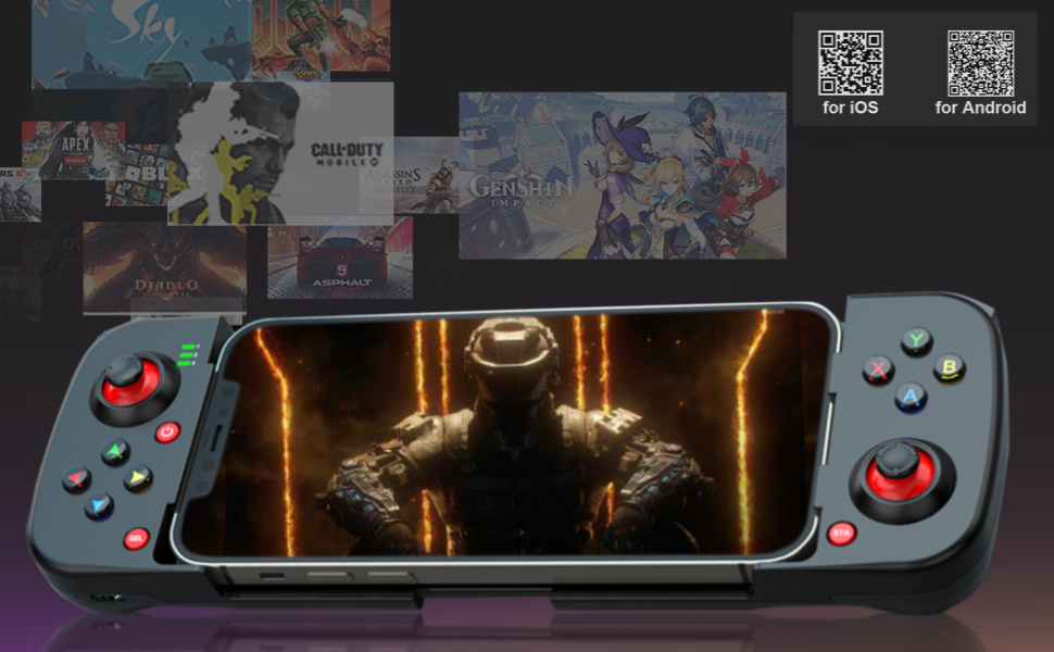 arVin Wireless Gaming Controller for iPhone/iPad/iOS