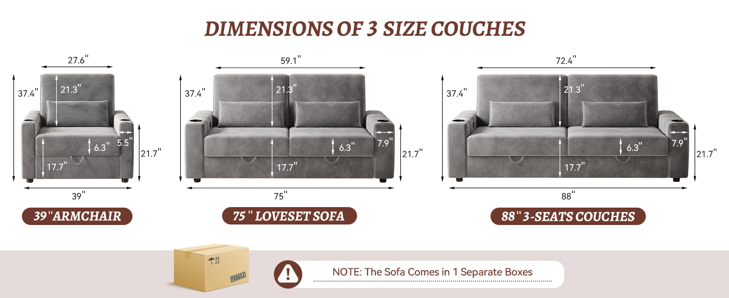 J2871 Modern Living Room Sofa Counch
