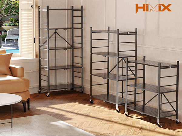 Amazon.com: Himix Storage Shelves with 20 Hooks, 5-Tier