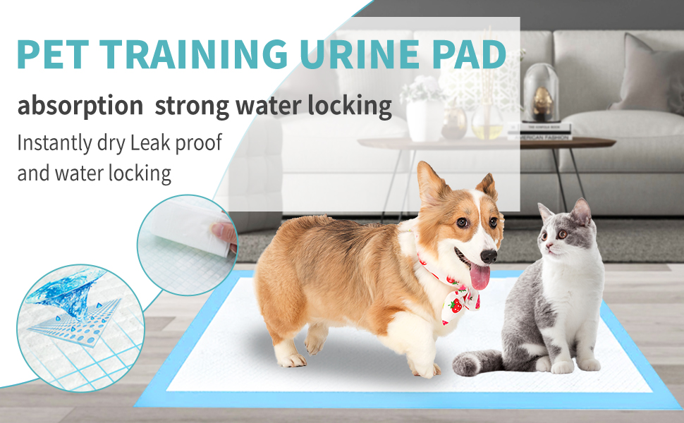 Pee Pads for Dogs, Doggie,Cats,Rabbits 22" x 22