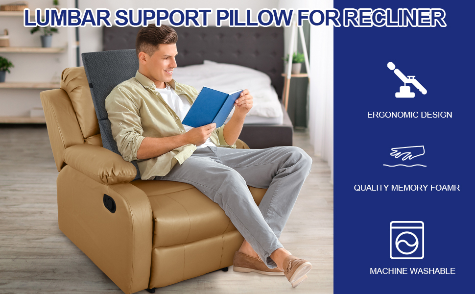 HOMBYS Adjustable Lumbar Support Pillow for Recliner and Office Chair 4d4c7285 689d 4680 Ada7 63fa79cc99cf. CR0,0,970,600 PT0 SX970 V1