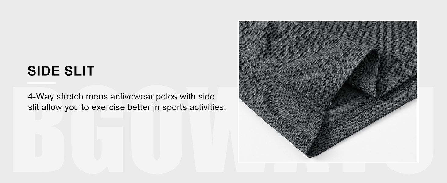 BGOWATU Men's Polo Shirts