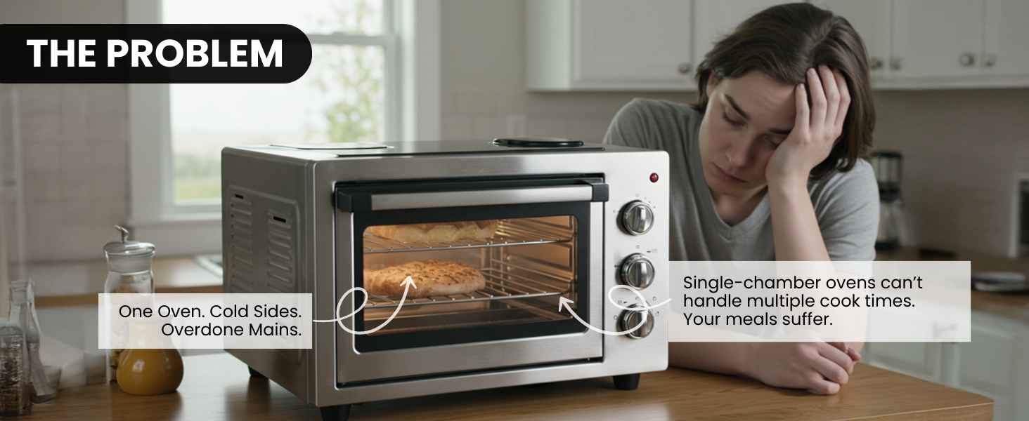 convection oven countertop with air fry mode toaster oven with convection fan and crisp control