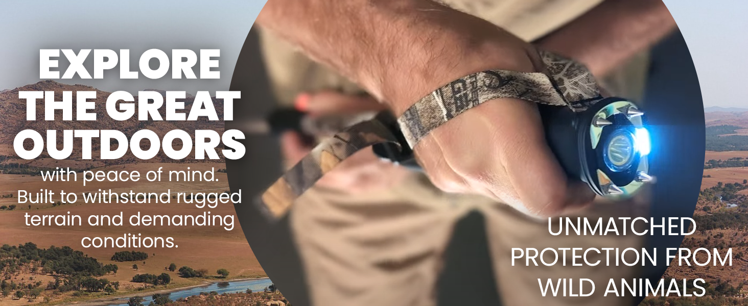 Explore the outdoors in safety, withstand rugged terrain