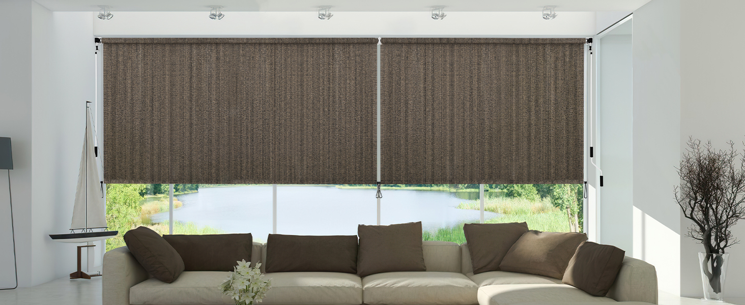 light filtering outdoor sunshades