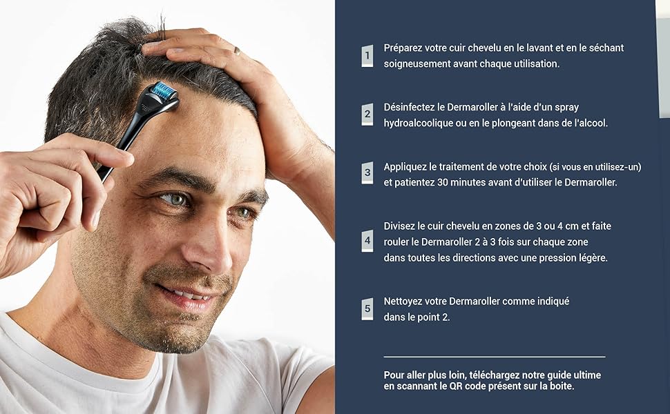 Petit appareil sans fil bleu illustré avec une interface texte ou un affichage de menu