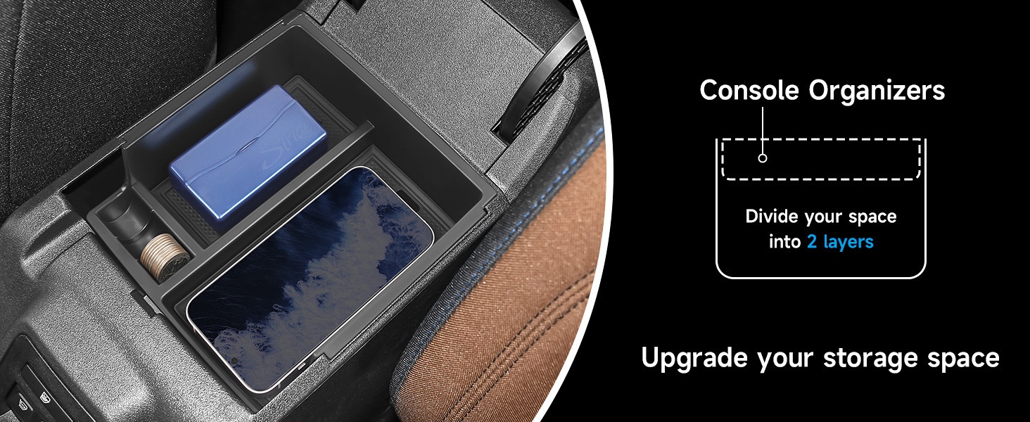 ford bronco center console organizer