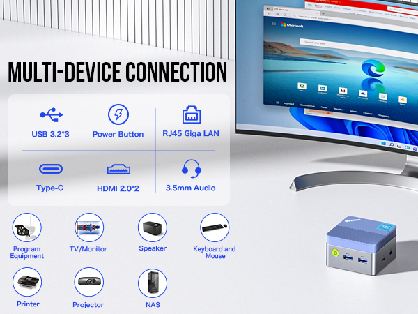 micro desktop computer n97 mini pc multi connection fast usb transfer speeds