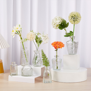 Glass Bud Vase Set of 15 PCS, Mini Vase ... 17 flower bud vases