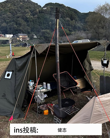 Amazon.co.jp: DomanPark パップテント TC 軍幕 テント ソロ
