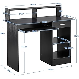 scrivania per computer