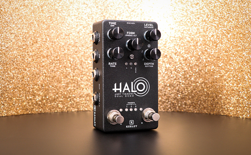 Keeley Halo Andy Timmons Dual Echo - Black : Amazon.ca