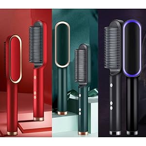 HAIR STRAIGHTNER COMB BRUSH 11 HAIR STRAIGHTNER COMB