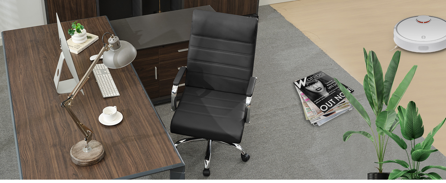 black office chair