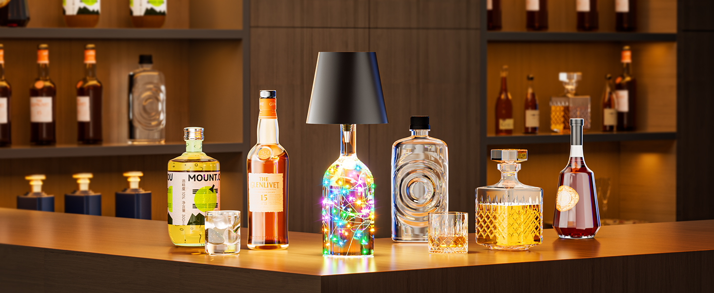 wine bottle lights