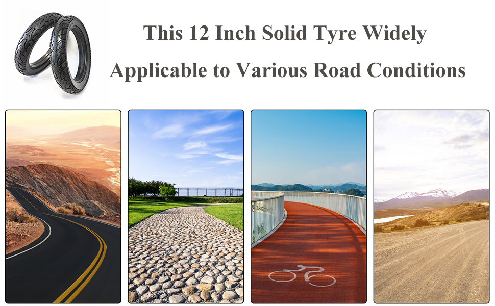 12 inch solid tire