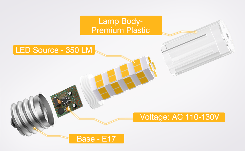 E17 Led Bulb Microwave Oven Light