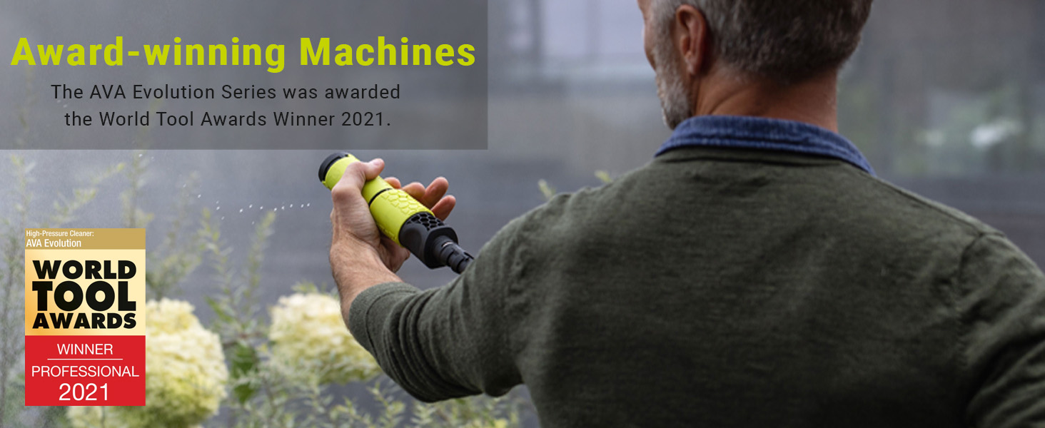 AVA Evolution P70 Pressure Washer, 150 Bar 540 LPH 2400 W, High Power