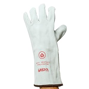 Amazon.co.jp: [柏田製作所] ウェルザ 溶接用手袋 5本指 セット