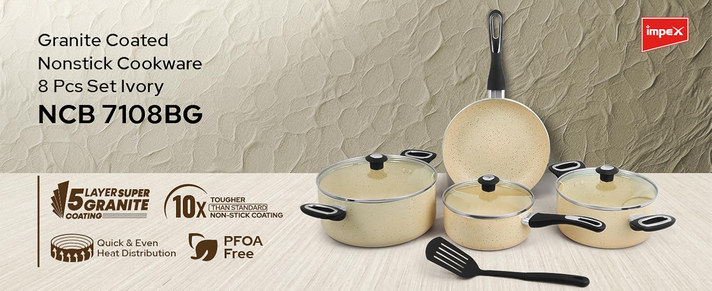 Granite Coated Cookware set