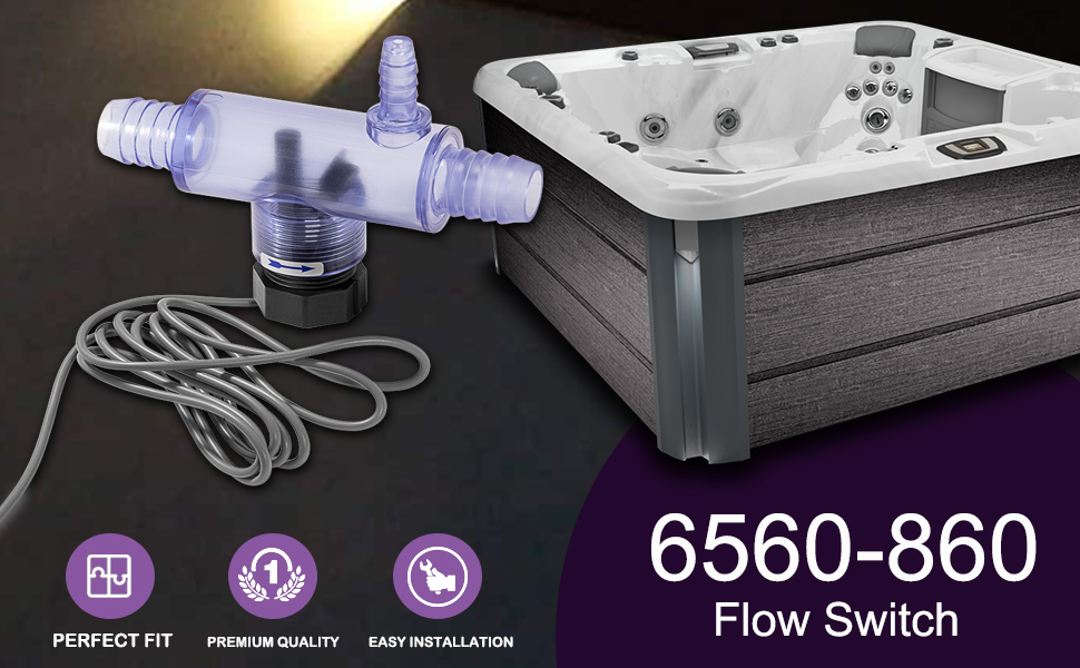 6560860 Flow Switch for Sundance Spas and for Jacuzzi Hot
