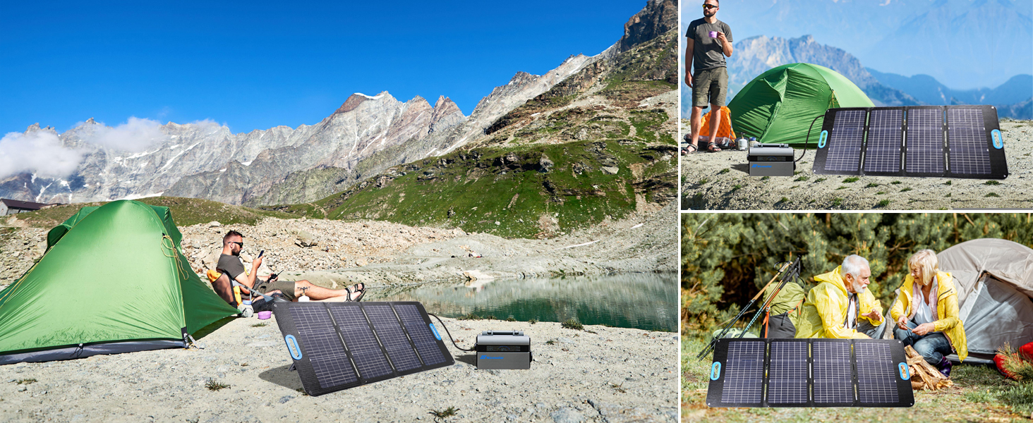 100W faltbar solar panel camping outdoor