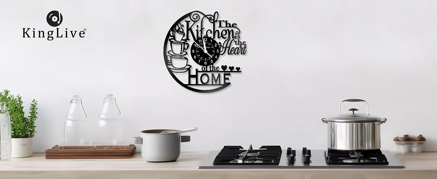 Coffee wall clock, kitchen wall clock