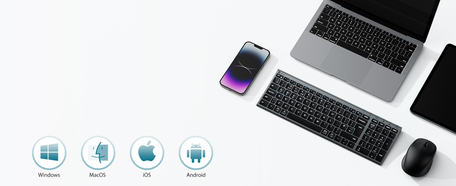 Wireless Keyboard and Mouse Set