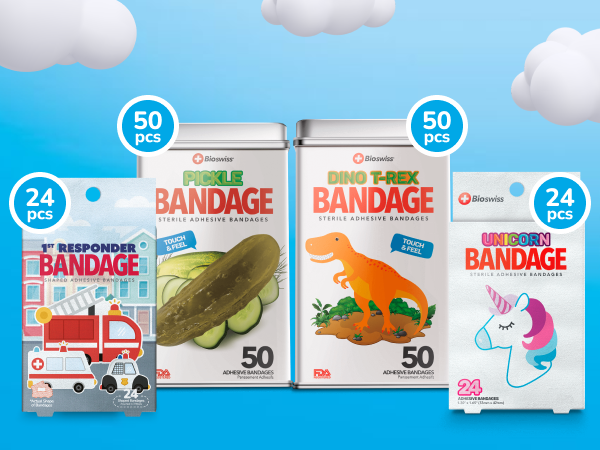 Amazon.com: BioSwiss Bandages, Funky Pineapple Shaped Self