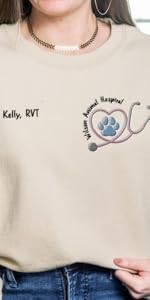 vet tech sweatshirt, rn hoodie, nurse sweatshirts, veterinary technician shirt
